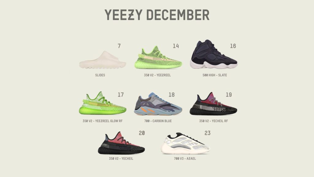 yeezy drop december