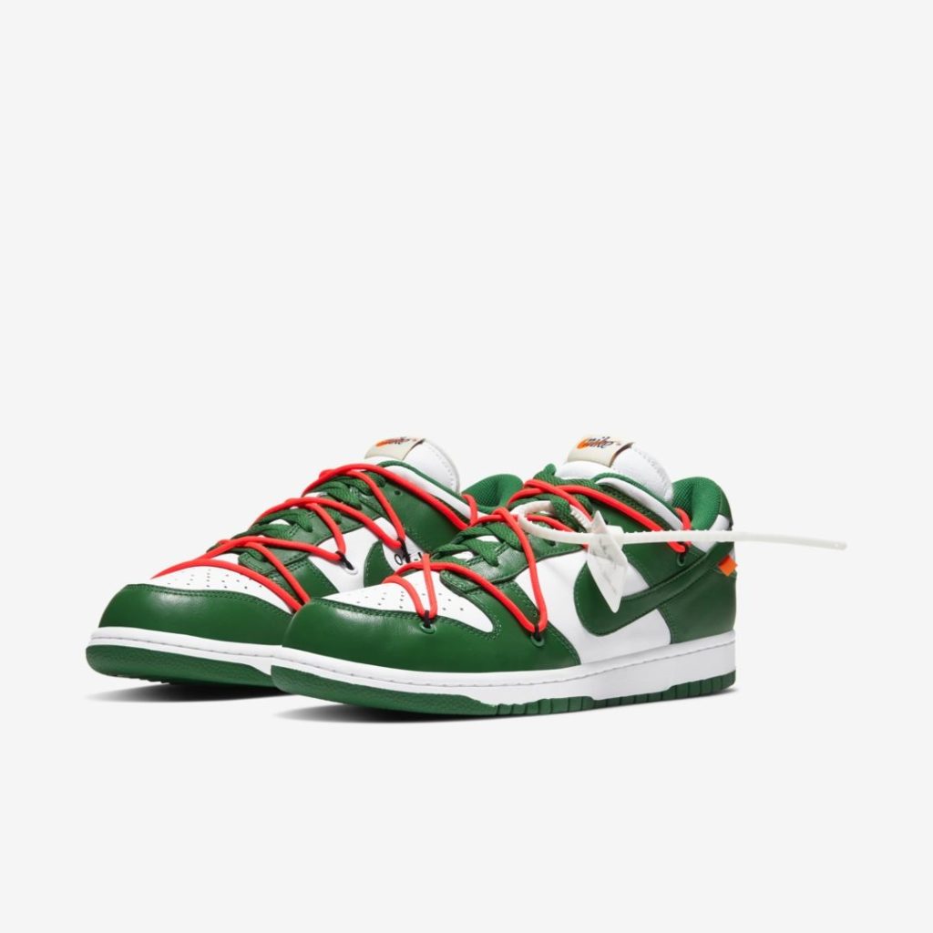 2019 Off-White Nike Dunk Low Collaboration "White/Pine Green-Pine Green" Official Images 