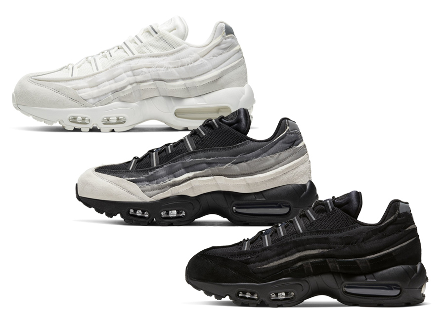 Official Look At The Comme Des Garcons x Air Max 95 Collaboration