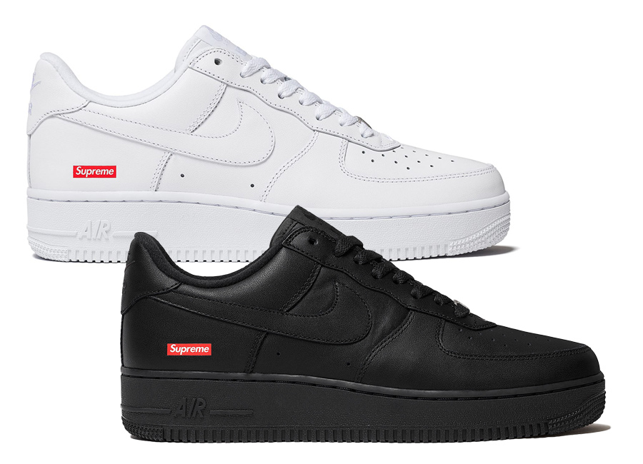 Official Look At The Supreme x Nike Air Force 1 Low