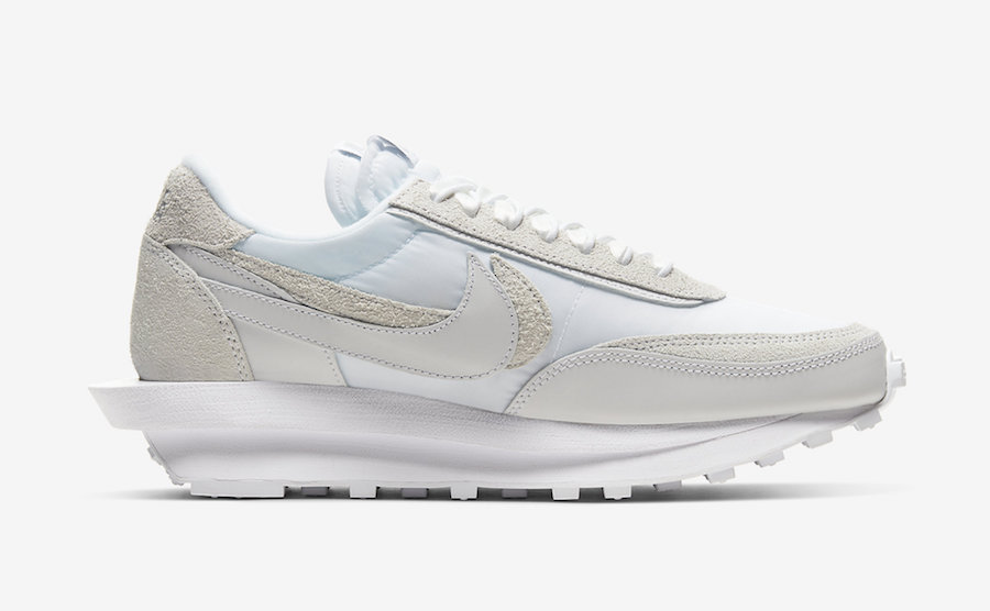 Official Look At The Sacai x Nike LDV Waffle "White" | Sneaker Buzz