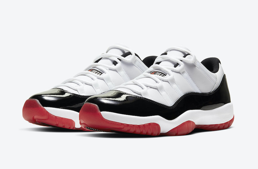 Official Look At The Air Jordan 11 Retro Low “Concord/Bred”