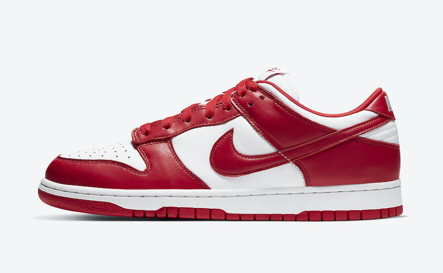 2020 Nike Dunk Low "University Red" Release Date - Official Look