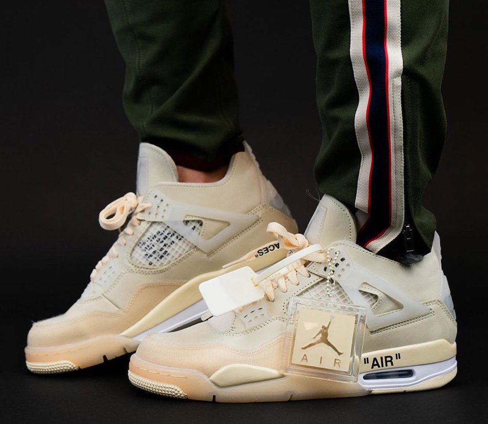 On-Foot Look At The Off-White x Air Jordan 4 