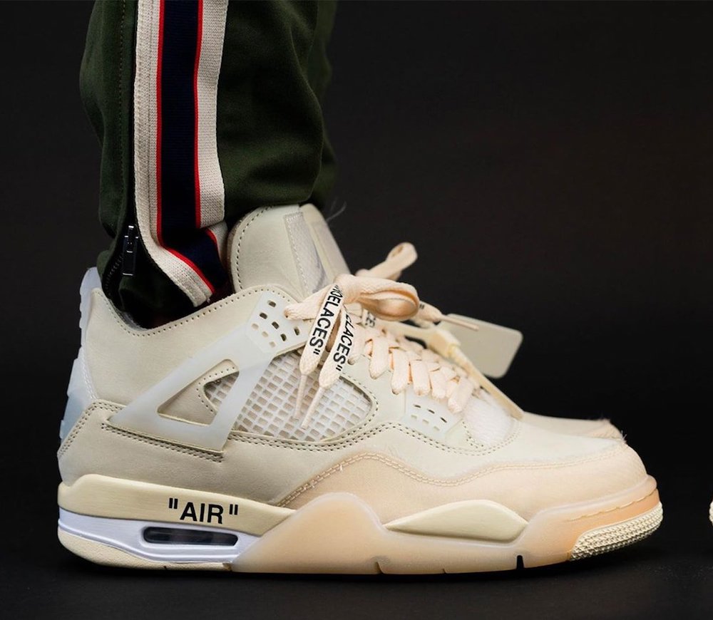 On-Foot Look At The Off-White x Air Jordan 4 