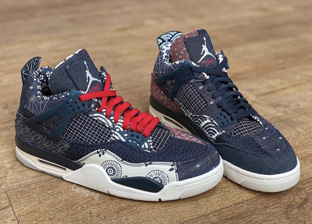 New Look At The Air Jordan 4 Retro "Sashiko" | Sneaker Buzz