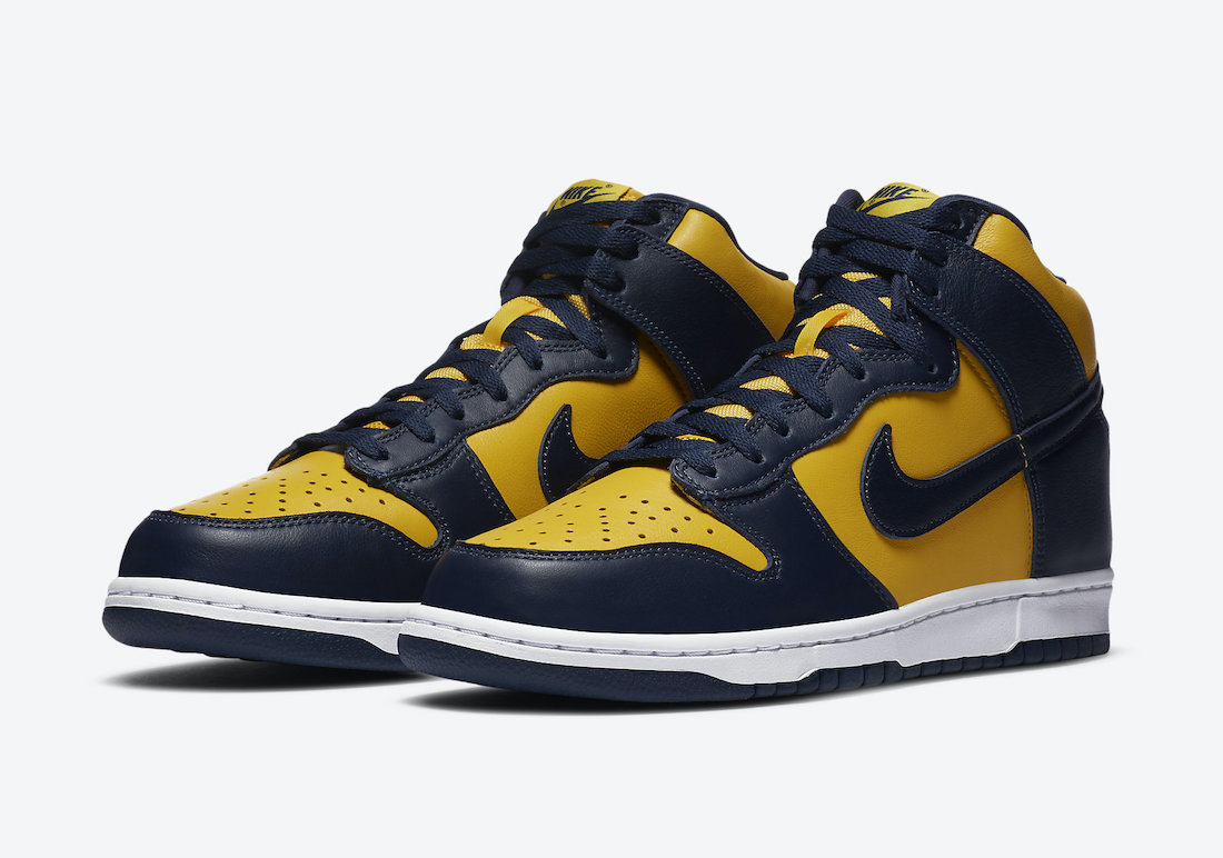 Official Look At The Nike Dunk High “Michigan”