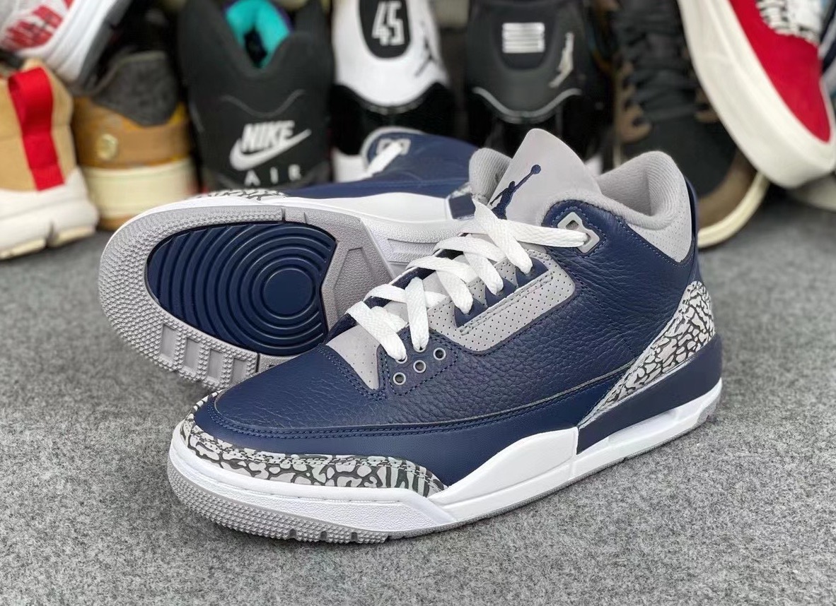 New Look At The Air Jordan 3 Retro "Midnight Navy" | Sneaker Buzz