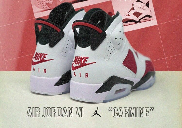 Air Jordan 6 Retro “Carmine” Officially Revealed