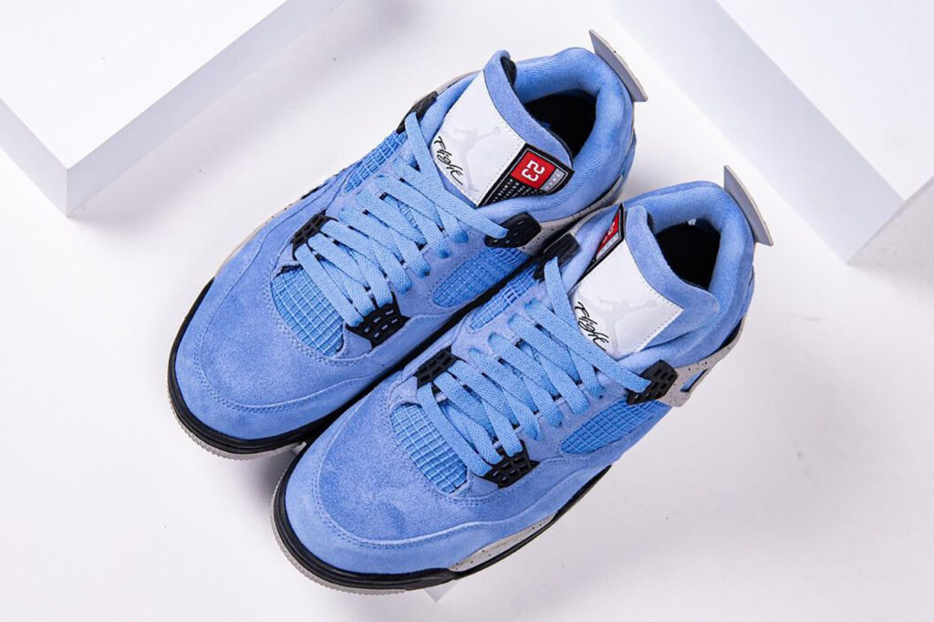 New Look At The Air Jordan 4 Retro University Blue The Sneaker Buzz
