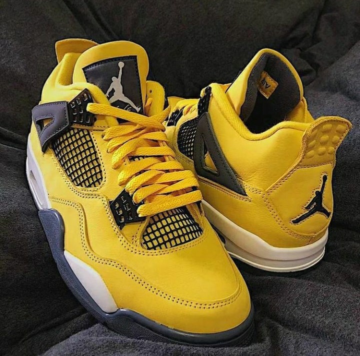 InHand Look At The Air Jordan 4 Retro "Lightning" Sneaker Buzz