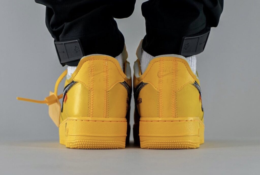 2021 Off White Nike Air Force 1 Low "University Gold/Lemonade" Release Date 