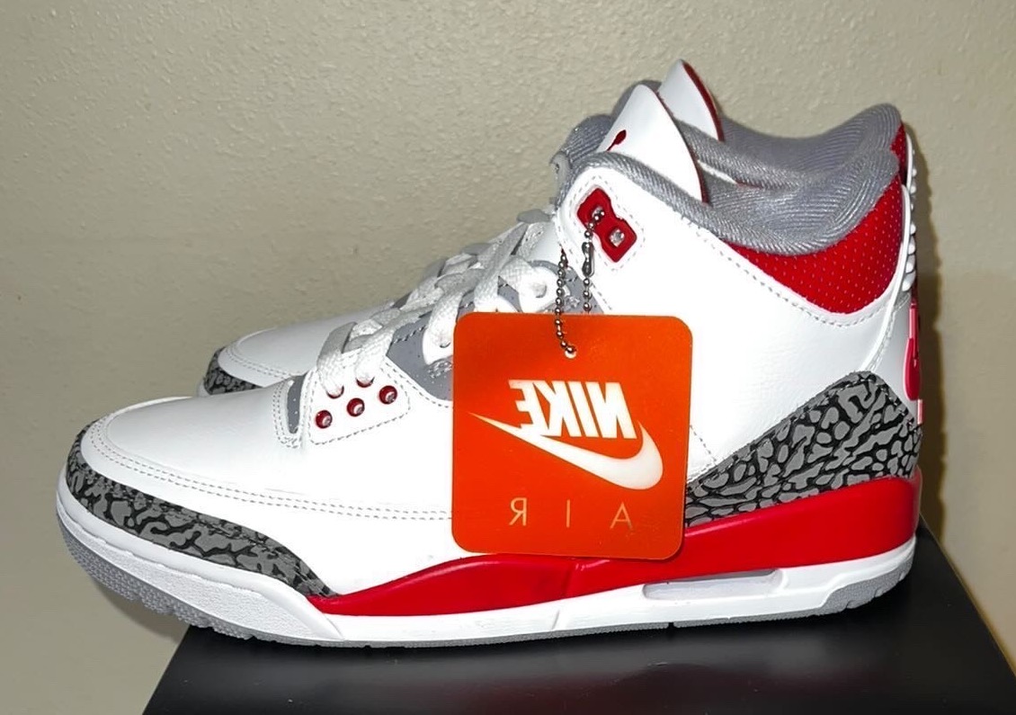 First Look At The Air Jordan 3 Retro “Fire Red”
