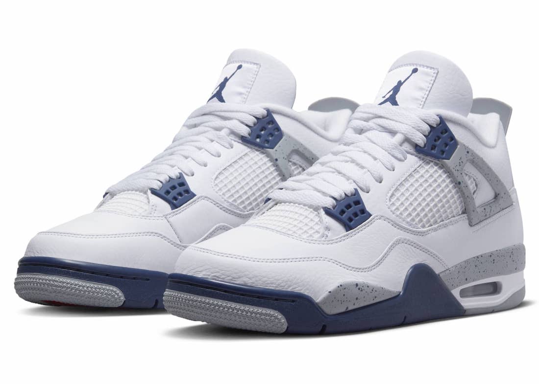 Official Look At The Air Jordan 4 Retro "Midnight Navy" Sneaker Buzz