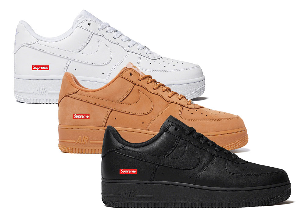 Supreme x Nike Air Force 1 Low Set For Restock