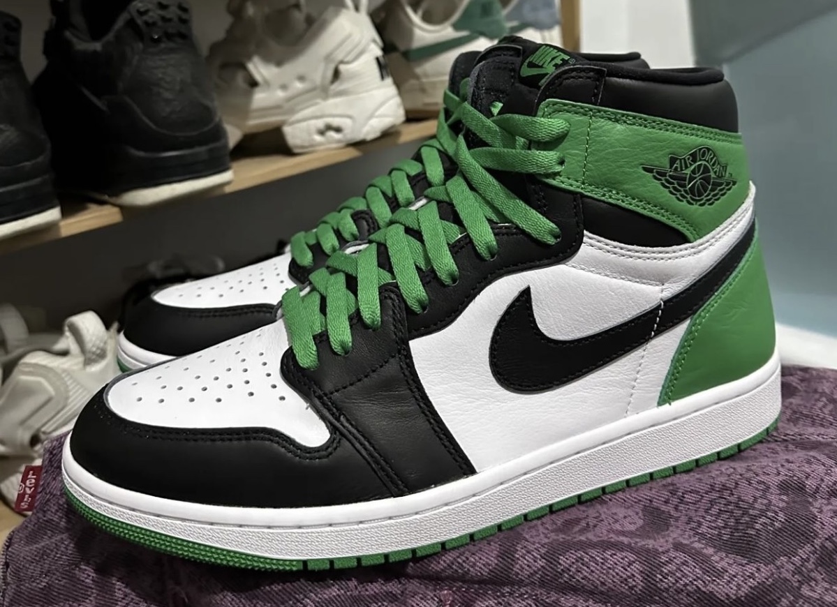 First Look At The Air Jordan 1 Retro High OG “Lucky Green/Celtics”