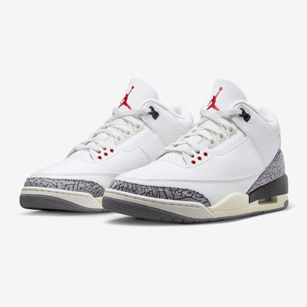 Official Look At The Air Jordan 3 “White Cement Reimagined”