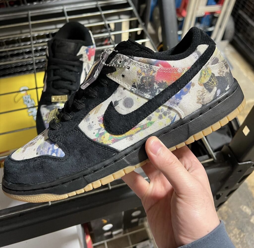 First Look At The Supreme x Nike SB Dunk Low "Rammellzee" | Sneaker Buzz